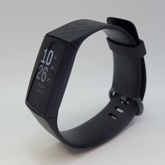 fitbit Other - Fitbit Charge 4 Activity Tracker BLACK (Large Band)